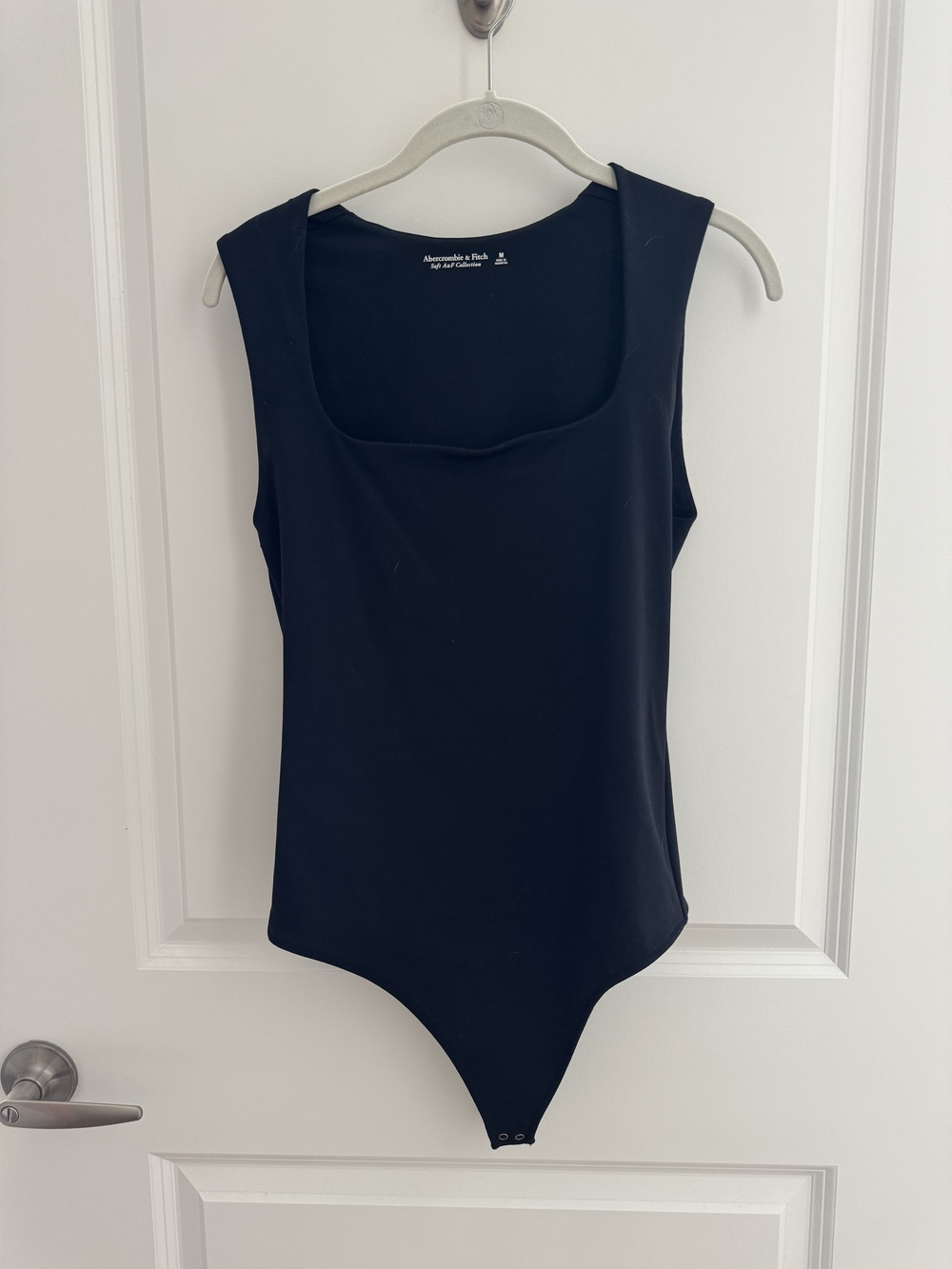 Abercrombie & Fitch SoftAF Black Portrait Bodysuit